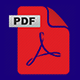PDF (portable document file) icon